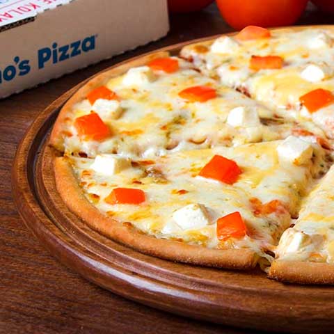 calories in domino s 14 cheese pizza ultimate deep dish crust caloriesta