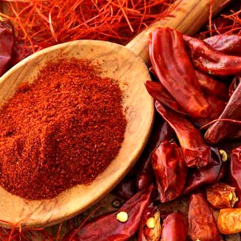 Spices, pepper, red or cayenne